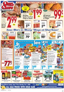 Catalogue Gerrity's Supermarkets from 09/27/2020