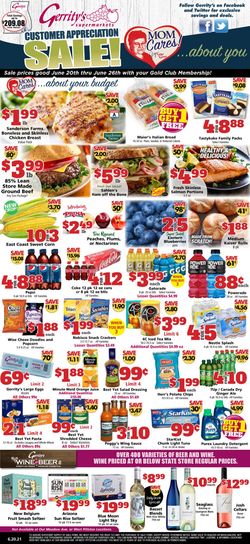 Catalogue Gerrity's Supermarkets from 06/20/2021