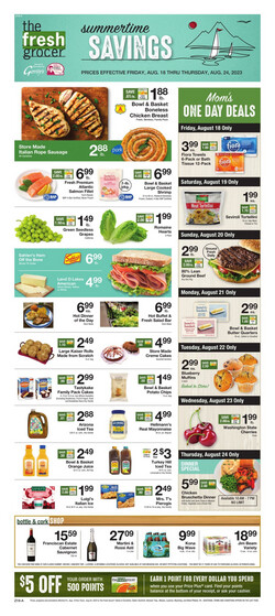 Catalogue Gerrity's Supermarkets from 08/18/2023