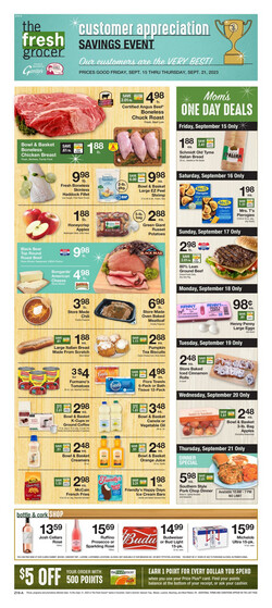 Catalogue Gerrity's Supermarkets from 09/15/2023