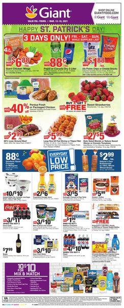 Catalogue Giant Food from 03/12/2021