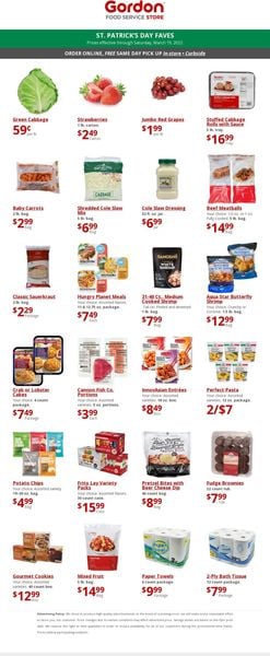 Current weekly ad Gordon Food Service Store