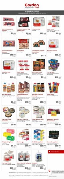 Current Cyber Monday and Black Friday ad Gordon Food Service Store