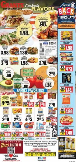 Catalogue Grant's Supermarket from 04/29/2023