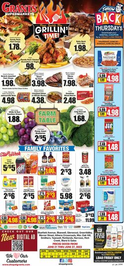 Catalogue Grant's Supermarket from 06/21/2023