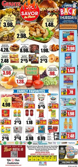 Catalogue Grant's Supermarket from 08/16/2023