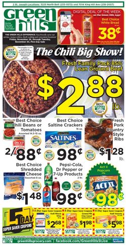 Catalogue Green Hills Grocery from 11/26/2021