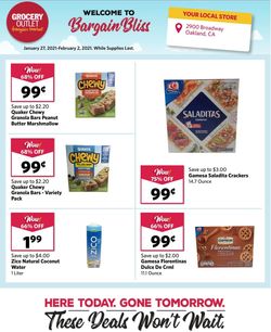 Catalogue Grocery Outlet from 01/27/2021