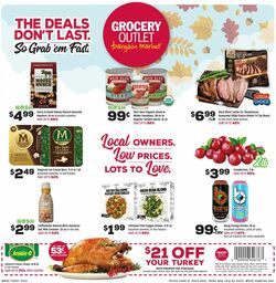 Catalogue Grocery Outlet from 11/09/2022