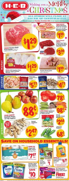 Catalogue H-E-B - Christmas Ad 2019 from 12/18/2019