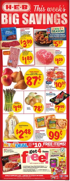 Catalogue H-E-B from 10/14/2020