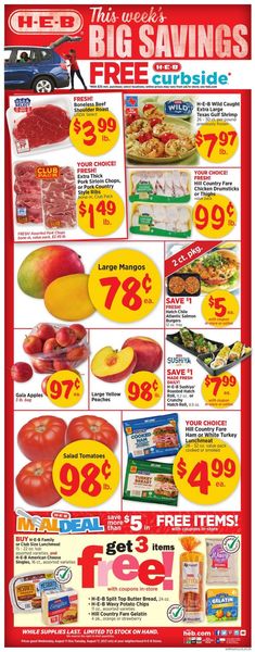 Catalogue H-E-B from 08/11/2021