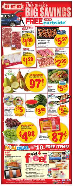 Catalogue H-E-B from 08/25/2021