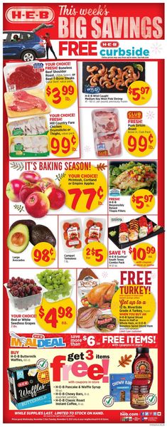 Catalogue H-E-B from 11/03/2021