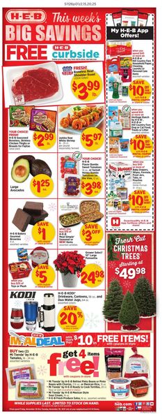 Catalogue H-E-B from 11/26/2021