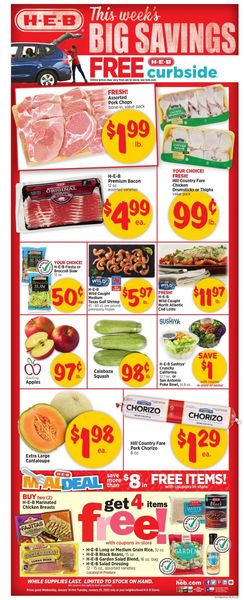 Catalogue H-E-B from 01/19/2022