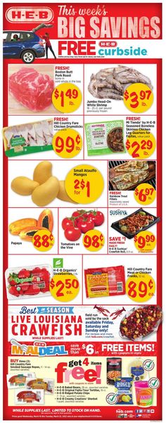 Catalogue H-E-B from 03/16/2022