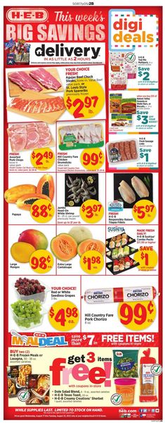 Catalogue H-E-B from 08/17/2022