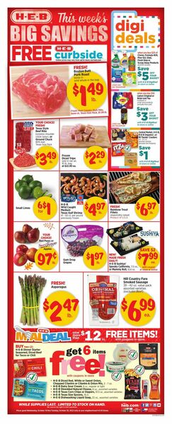 Catalogue H-E-B from 10/19/2022