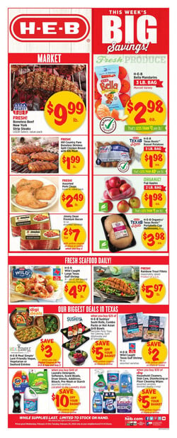 Catalogue H-E-B from 02/14/2024