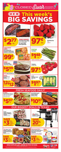 Catalogue H-E-B from 03/27/2024