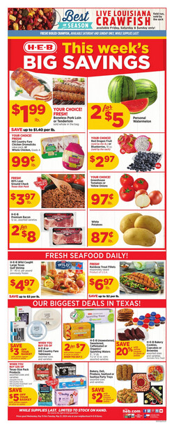 Current weekly ad H-E-B