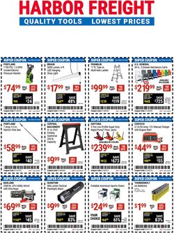 Catalogue Harbor Freight from 02/15/2022