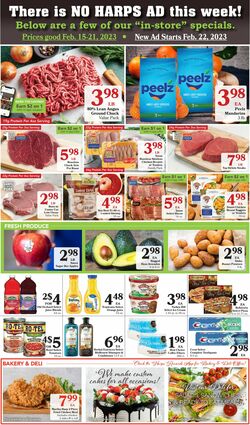 Catalogue Harps Foods from 02/15/2023