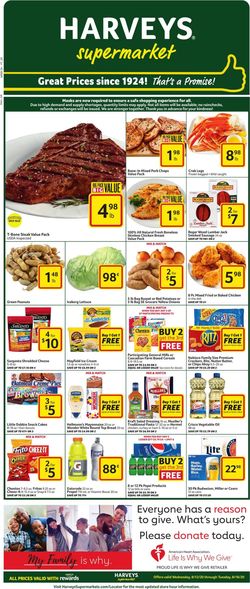 Catalogue Harveys Supermarket from 08/12/2020