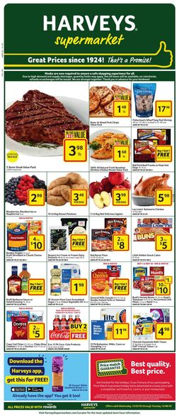 Catalogue Harveys Supermarket from 12/02/2020