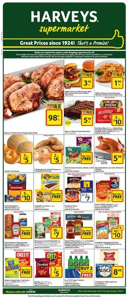 Catalogue Harveys Supermarket from 03/24/2021