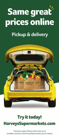 Catalogue Harveys Supermarket from 04/19/2023