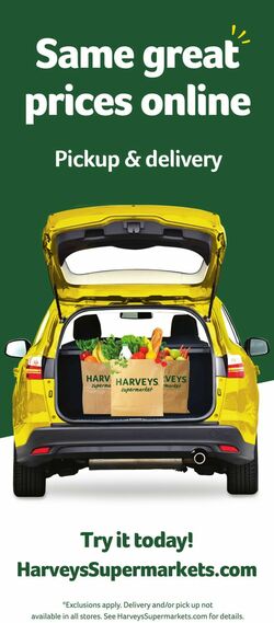 Catalogue Harveys Supermarket from 07/12/2023