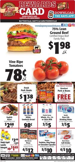 Catalogue Hays Supermarket from 08/26/2020