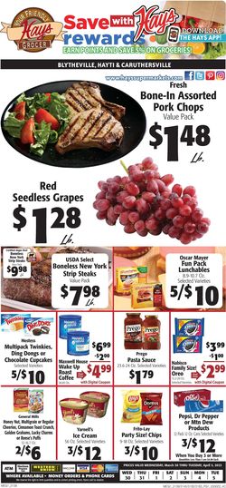 Catalogue Hays Supermarket from 03/30/2022