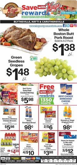 Catalogue Hays Supermarket from 03/29/2023
