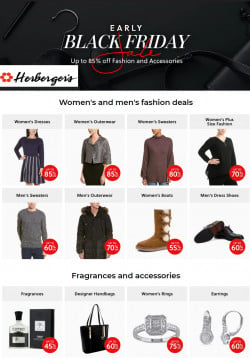 Catalogue Herberger's - Black Friday Sale Ad 2019 from 11/26/2019