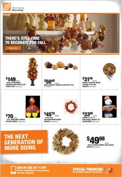 Catalogue Home Depot from 10/31/2019