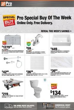 Catalogue Home Depot from 03/16/2020