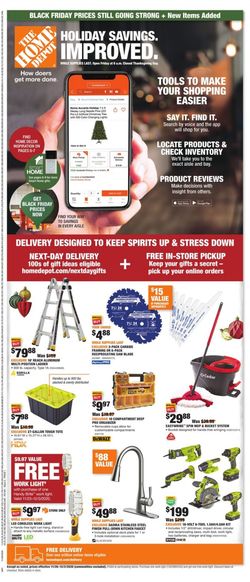 Catalogue Home Depot from 11/26/2020