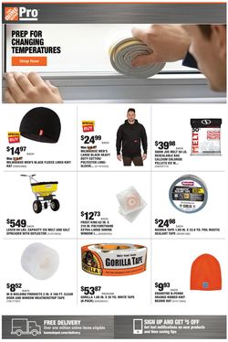 Catalogue Home Depot from 11/30/2020