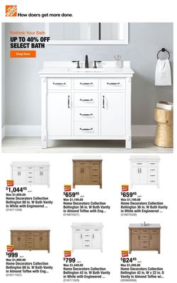 Catalogue Home Depot from 01/27/2022