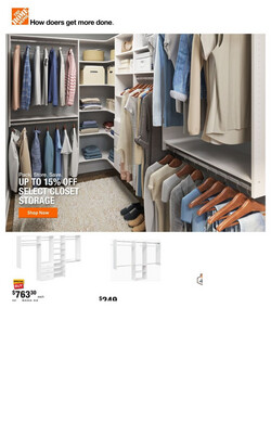 Catalogue Home Depot from 08/10/2023