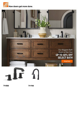 Catalogue Home Depot from 01/18/2024