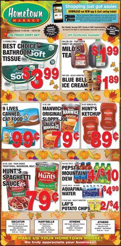 Catalogue Hometown Market Thanksgiving 2020 from 11/25/2020