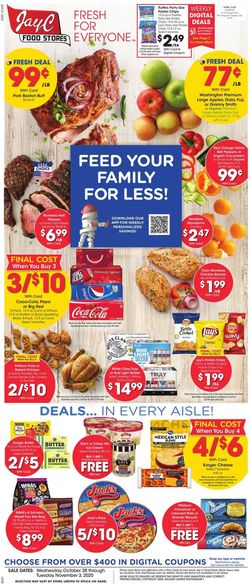 Catalogue Jay C Food Stores Halloween from 10/28/2020