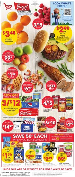 Catalogue Jay C Food Stores Halloween 2021 from 10/06/2021