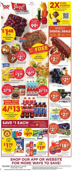 Catalogue Jay C Food Stores from 05/11/2022