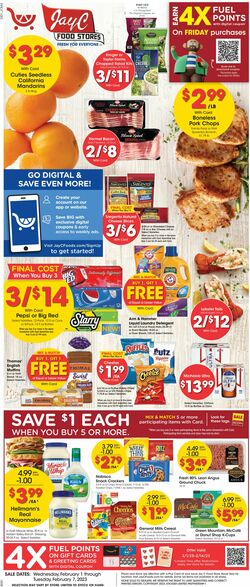 Current weekly ad Jay C Food Stores