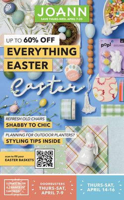 Catalogue Jo-Ann EASTER 2022 from 04/07/2022